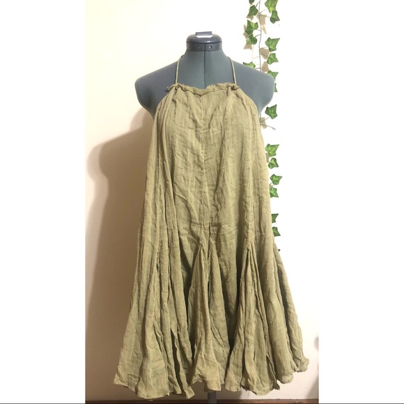 Free People Catching Rays Mini Dress Tunic Gauze - Picture 5 of 10